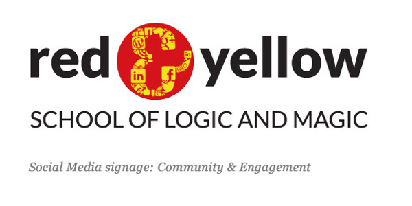 Red and Yellow School logo