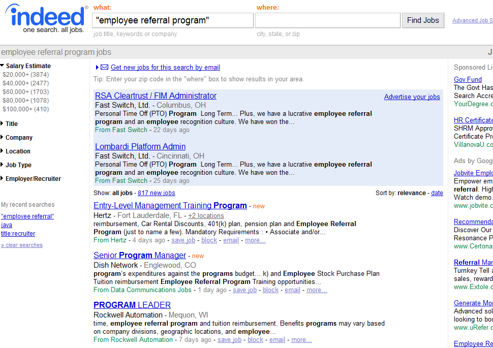indeed- referrals