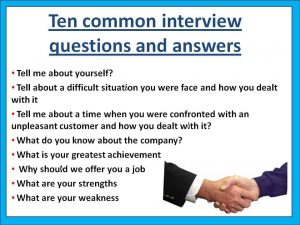 interview questions with answers