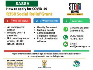 R350 Covid-19 unemployed grant