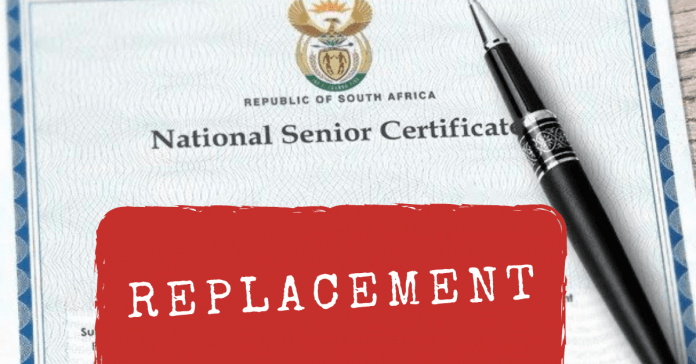 Replacement Matric Certificates