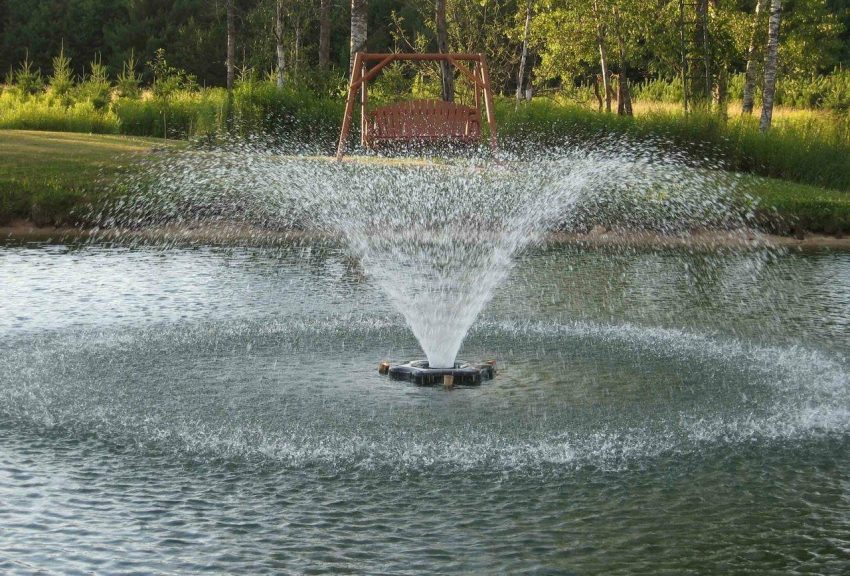 Water Fountain to A Landscape