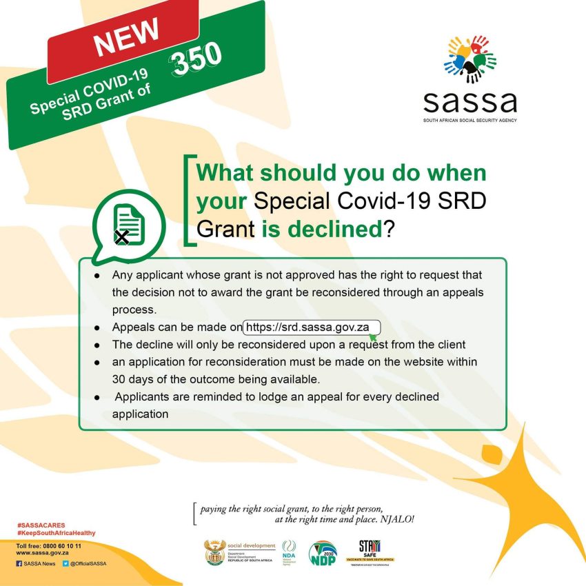 R350 Grant Declined Due To UIF