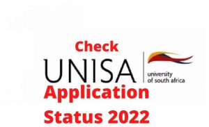 Check UNISA Application Status 2022