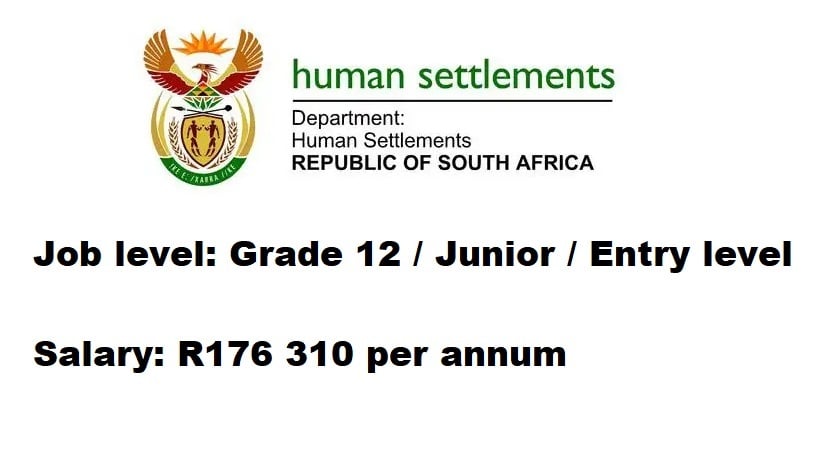 Department of Human Settlements: Entry Level Clerks
