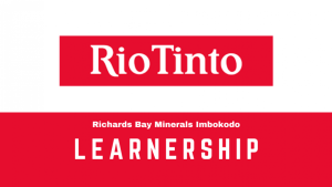 Rio Tinto: Learnership