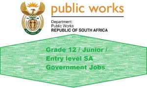 Department of Public Works: Entry Level Jobs
