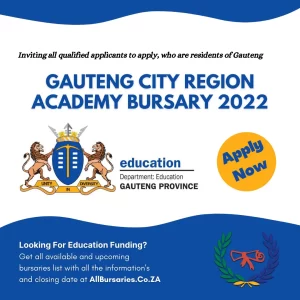 Gauteng City Region Academy (GCRA): Bursaries