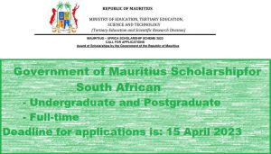 Government of Mauritius Scholarship