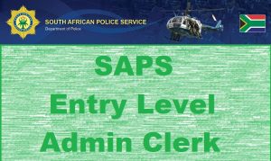 South African Police Service (SAPS): Entry Level Admin Clerk