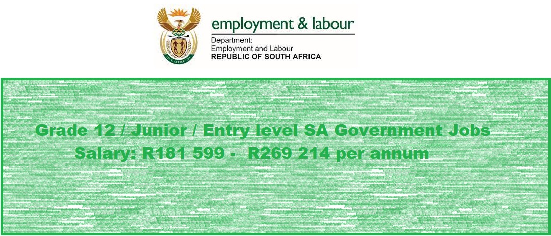 Department of Employment and Labour: Entry Level Jobs