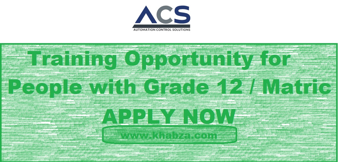 ACS: Training Opportunity for People with Grade 12 / Matric
